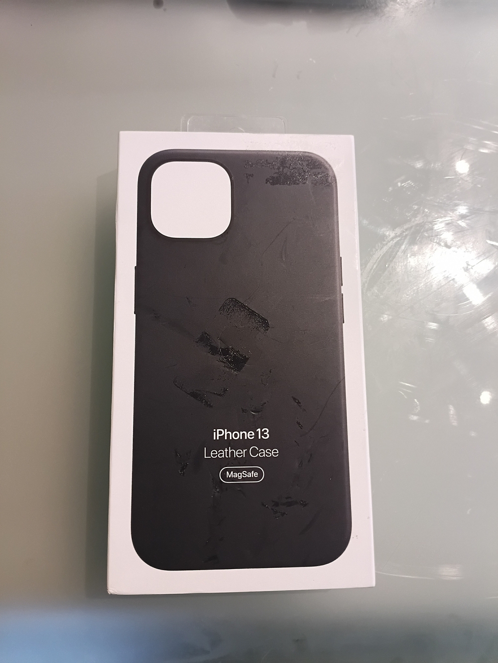 Apple iPhone 13 Leather Case - Black